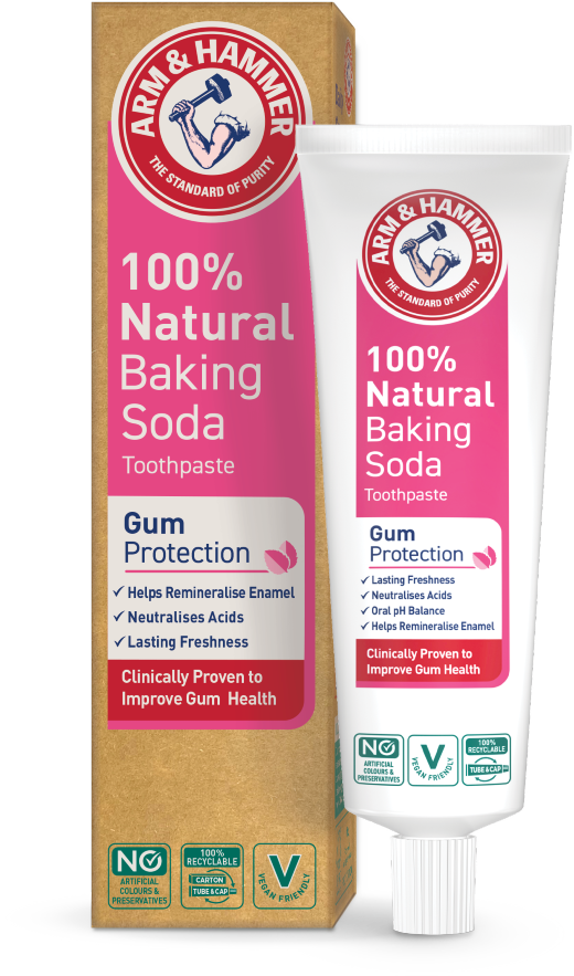 100 Natural Baking Soda Gum Protection Arm and Hammer